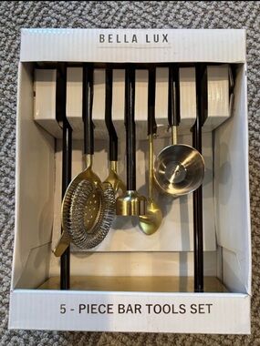 BELLA LUX 5-Piece Bar Tool Set